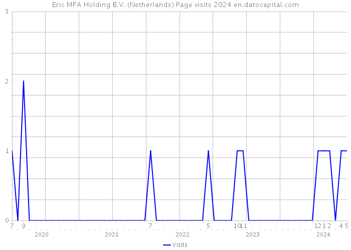 Eric MFA Holding B.V. (Netherlands) Page visits 2024 