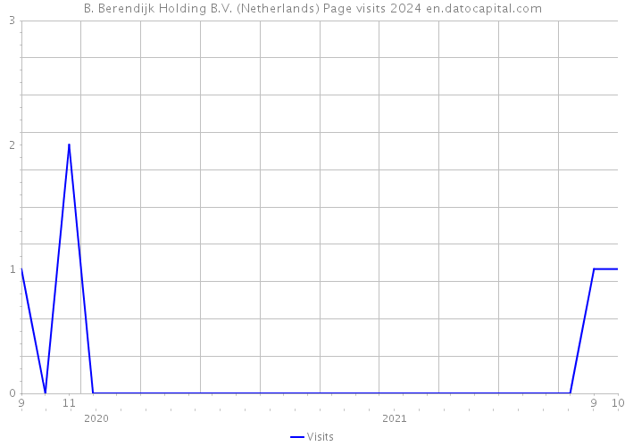 B. Berendijk Holding B.V. (Netherlands) Page visits 2024 
