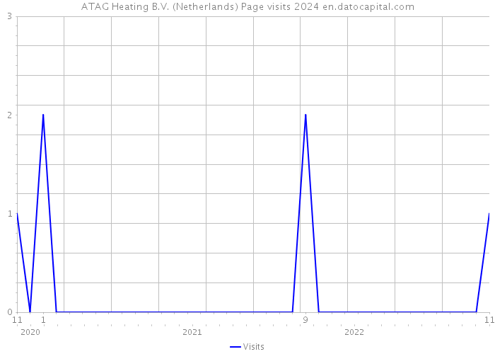 ATAG Heating B.V. (Netherlands) Page visits 2024 