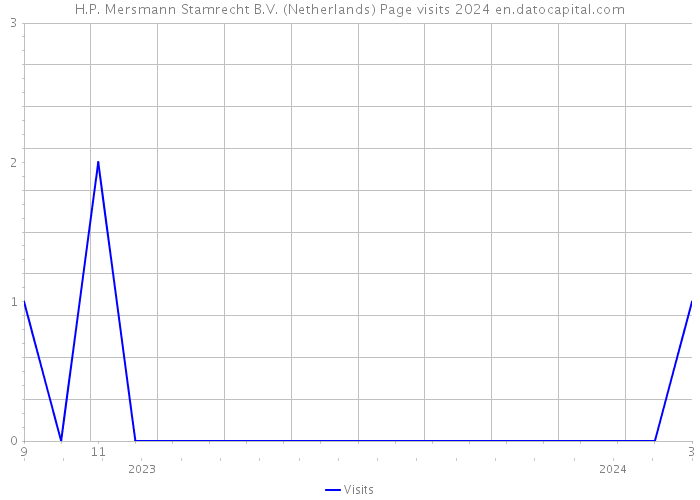 H.P. Mersmann Stamrecht B.V. (Netherlands) Page visits 2024 