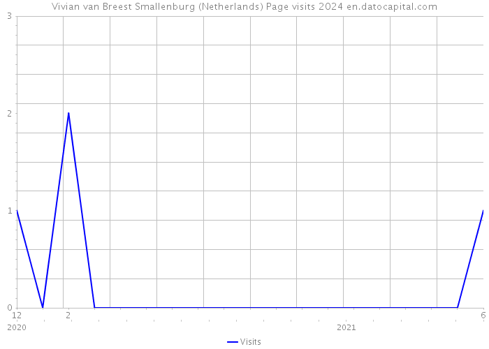 Vivian van Breest Smallenburg (Netherlands) Page visits 2024 