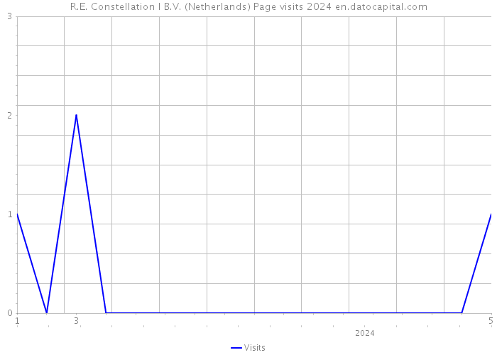 R.E. Constellation I B.V. (Netherlands) Page visits 2024 