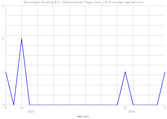 Stokstaart Holding B.V. (Netherlands) Page visits 2024 