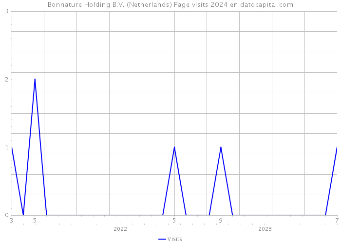 Bonnature Holding B.V. (Netherlands) Page visits 2024 