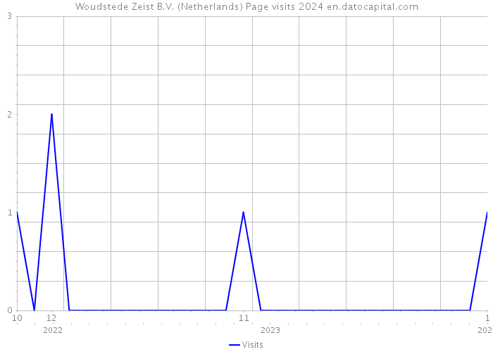 Woudstede Zeist B.V. (Netherlands) Page visits 2024 