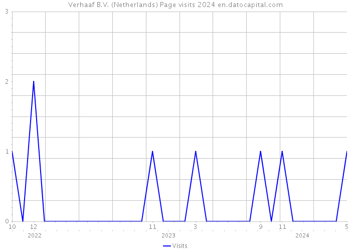 Verhaaf B.V. (Netherlands) Page visits 2024 