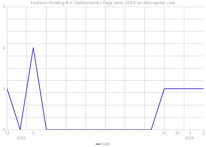 Kadmon Holding B.V. (Netherlands) Page visits 2024 