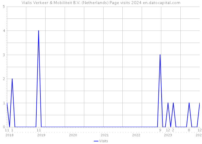 Vialis Verkeer & Mobiliteit B.V. (Netherlands) Page visits 2024 