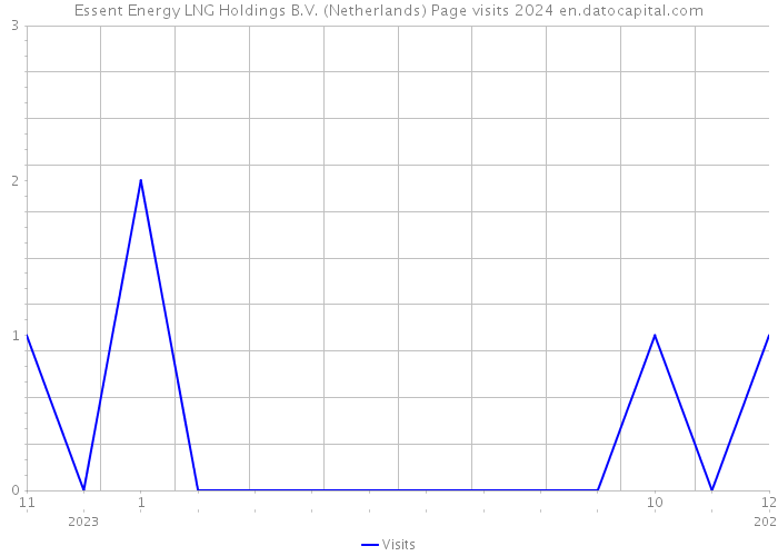 Essent Energy LNG Holdings B.V. (Netherlands) Page visits 2024 