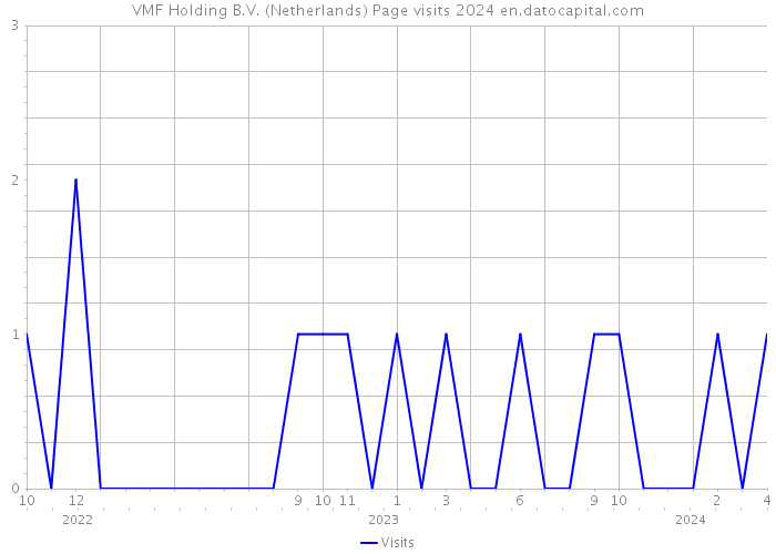 VMF Holding B.V. (Netherlands) Page visits 2024 