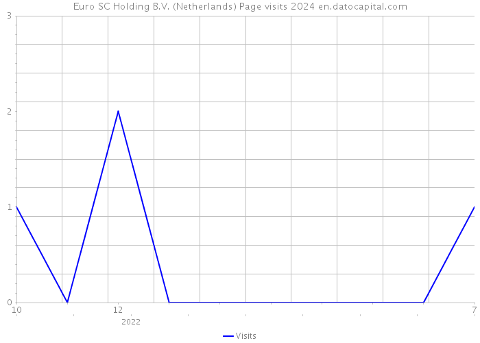 Euro SC Holding B.V. (Netherlands) Page visits 2024 