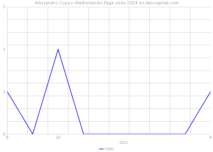 Alessandro Coppo (Netherlands) Page visits 2024 