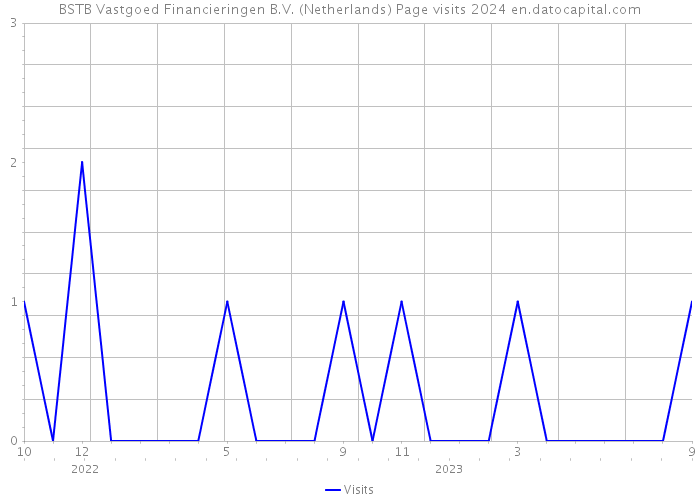 BSTB Vastgoed Financieringen B.V. (Netherlands) Page visits 2024 