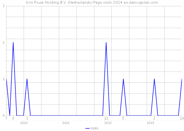 Kris Pouw Holding B.V. (Netherlands) Page visits 2024 