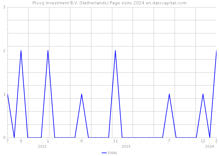 Plooij Investment B.V. (Netherlands) Page visits 2024 