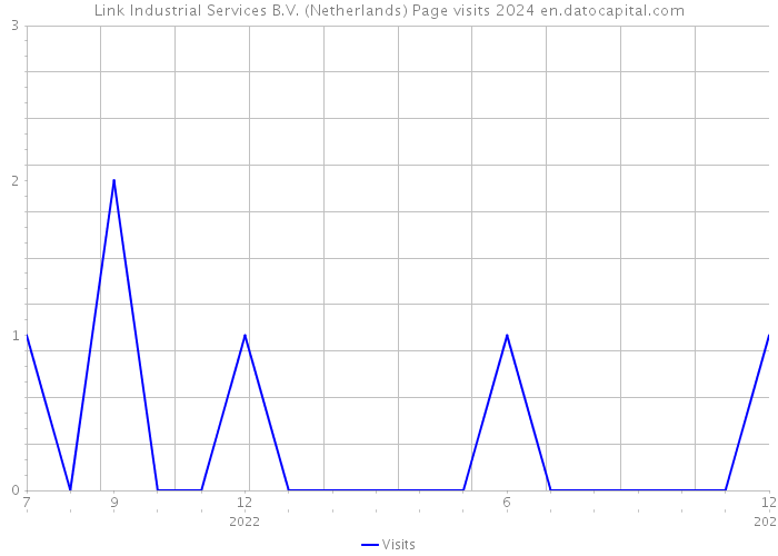 Link Industrial Services B.V. (Netherlands) Page visits 2024 