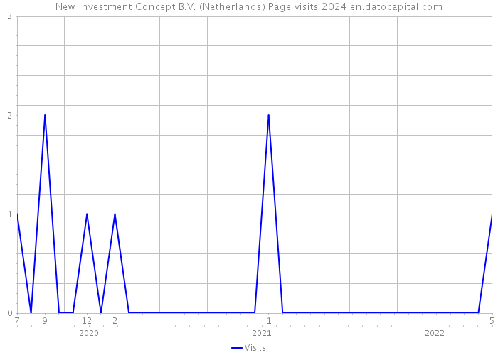 New Investment Concept B.V. (Netherlands) Page visits 2024 
