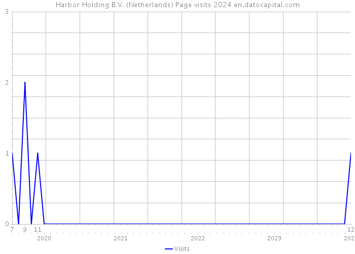 Harbor Holding B.V. (Netherlands) Page visits 2024 