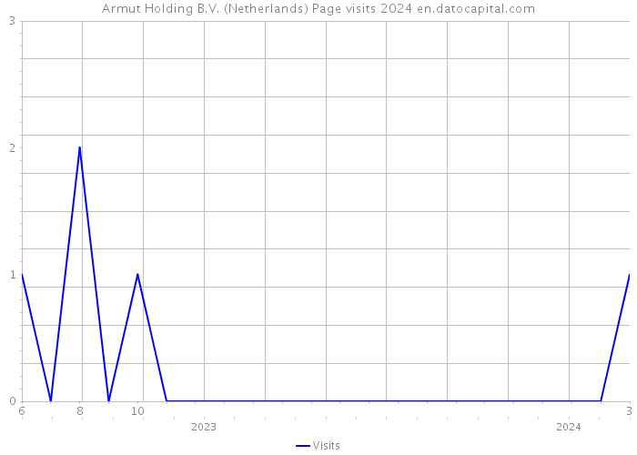 Armut Holding B.V. (Netherlands) Page visits 2024 