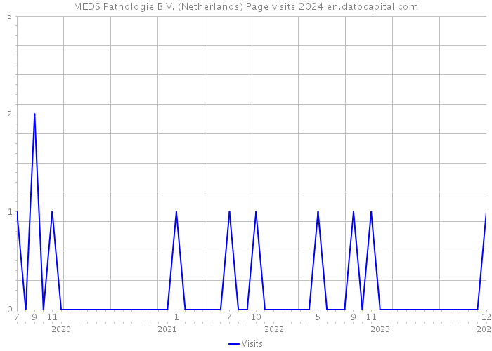 MEDS Pathologie B.V. (Netherlands) Page visits 2024 