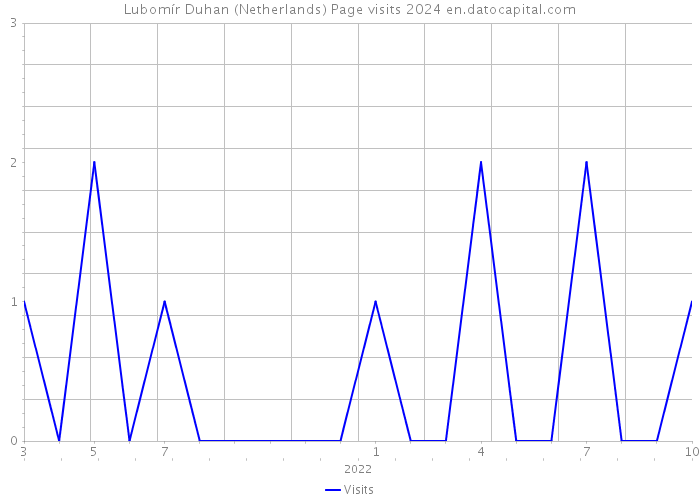 Lubomír Duhan (Netherlands) Page visits 2024 