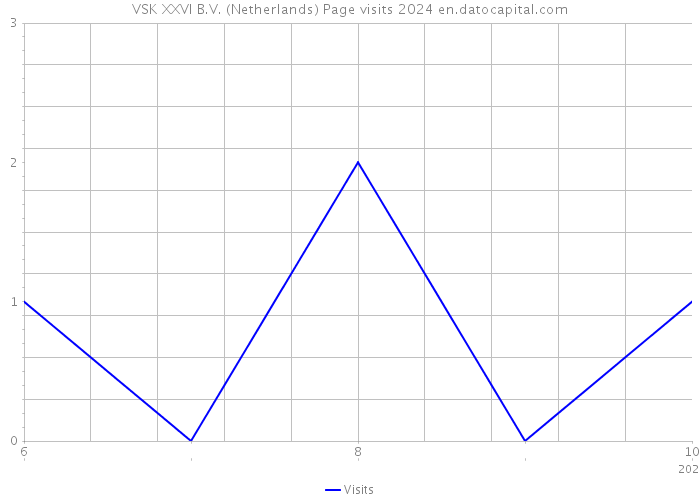 VSK XXVI B.V. (Netherlands) Page visits 2024 