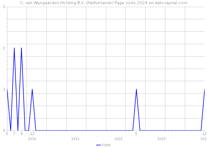 C. van Wijngaarden Holding B.V. (Netherlands) Page visits 2024 