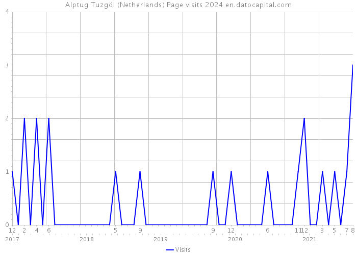 Alptug Tuzgöl (Netherlands) Page visits 2024 