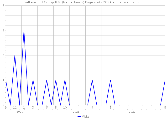 Pielkenrood Group B.V. (Netherlands) Page visits 2024 