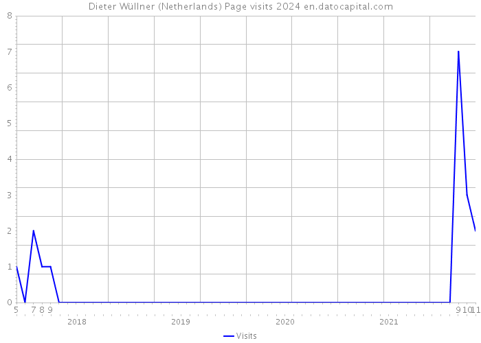Dieter Wüllner (Netherlands) Page visits 2024 