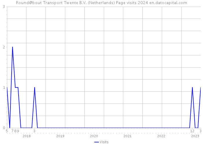 Round@bout Transport Twente B.V. (Netherlands) Page visits 2024 