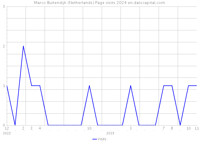 Marco Buitendijk (Netherlands) Page visits 2024 