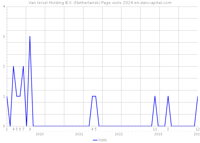 Van Iersel Holding B.V. (Netherlands) Page visits 2024 