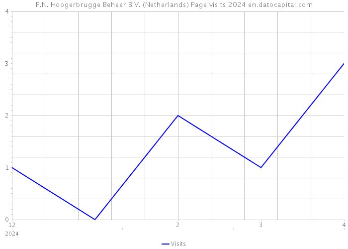 P.N. Hoogerbrugge Beheer B.V. (Netherlands) Page visits 2024 