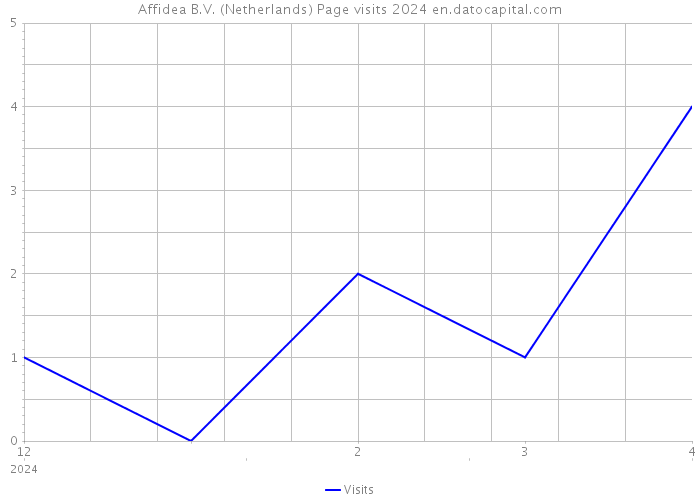 Affidea B.V. (Netherlands) Page visits 2024 