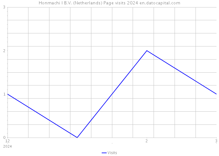 Honmachi I B.V. (Netherlands) Page visits 2024 