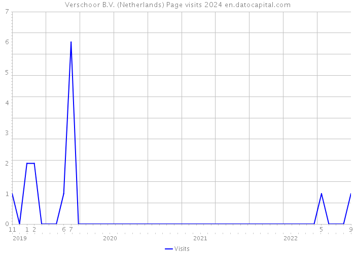 Verschoor B.V. (Netherlands) Page visits 2024 