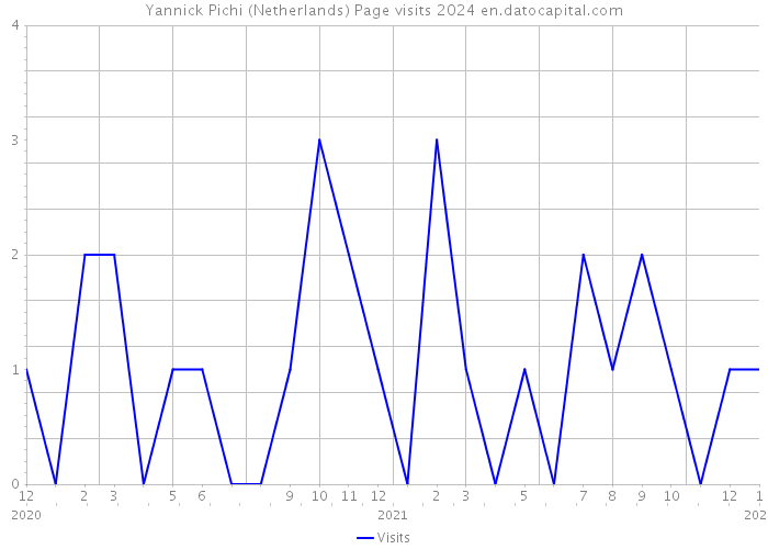 Yannick Pichi (Netherlands) Page visits 2024 