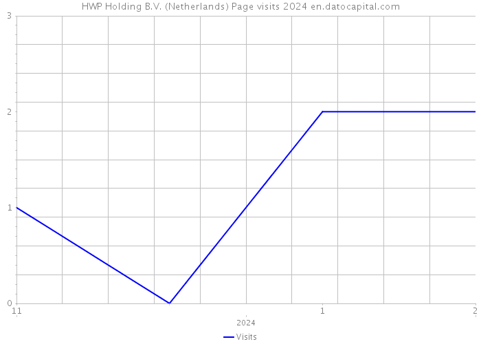HWP Holding B.V. (Netherlands) Page visits 2024 