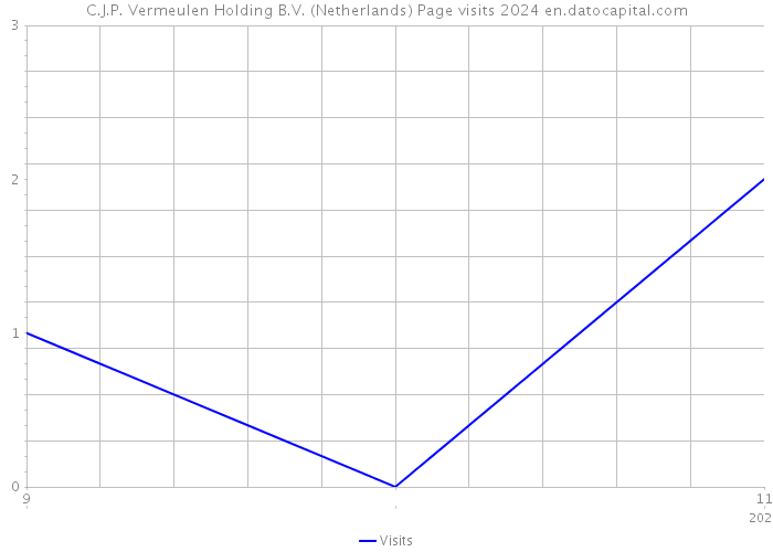 C.J.P. Vermeulen Holding B.V. (Netherlands) Page visits 2024 
