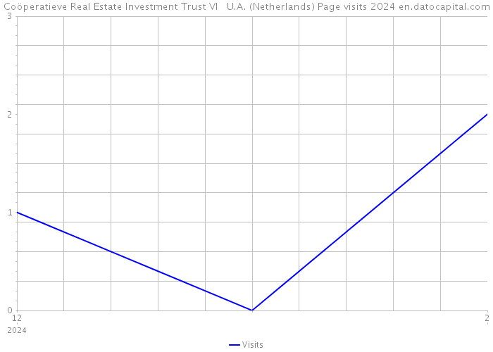 Coöperatieve Real Estate Investment Trust VI U.A. (Netherlands) Page visits 2024 