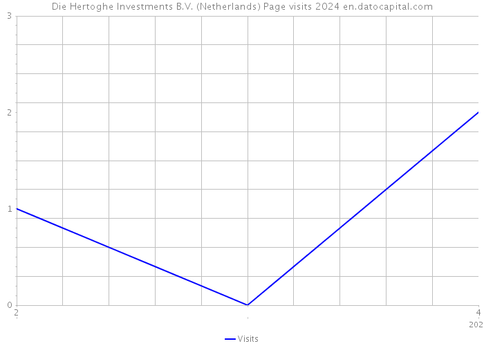 Die Hertoghe Investments B.V. (Netherlands) Page visits 2024 