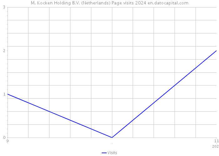 M. Kocken Holding B.V. (Netherlands) Page visits 2024 