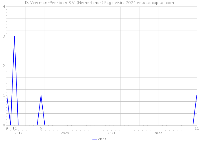 D. Veerman-Pensioen B.V. (Netherlands) Page visits 2024 