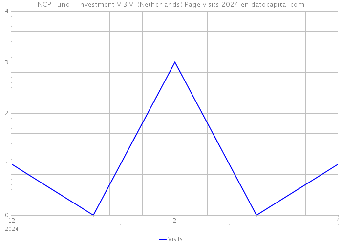 NCP Fund II Investment V B.V. (Netherlands) Page visits 2024 