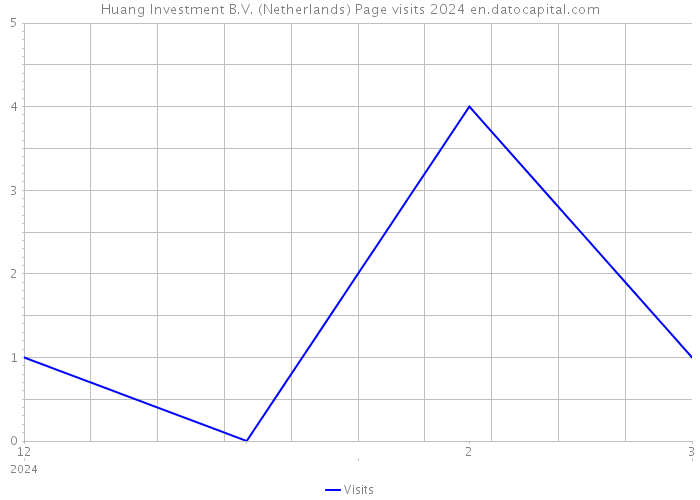 Huang Investment B.V. (Netherlands) Page visits 2024 