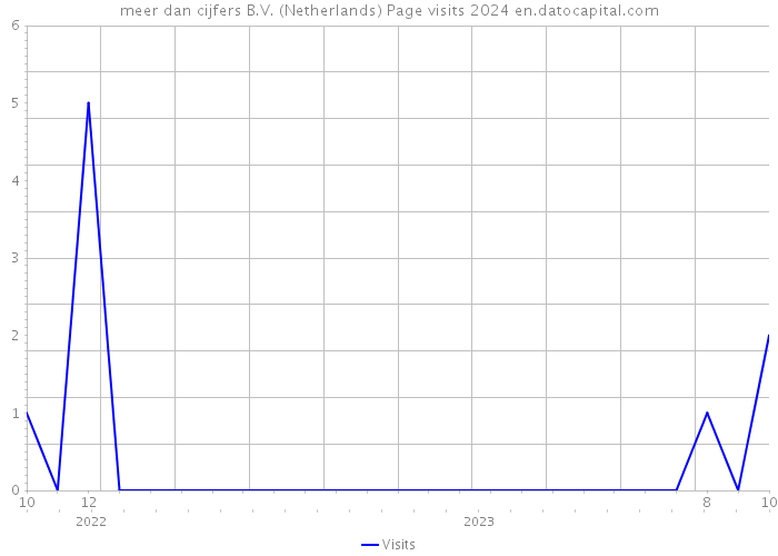 meer dan cijfers B.V. (Netherlands) Page visits 2024 
