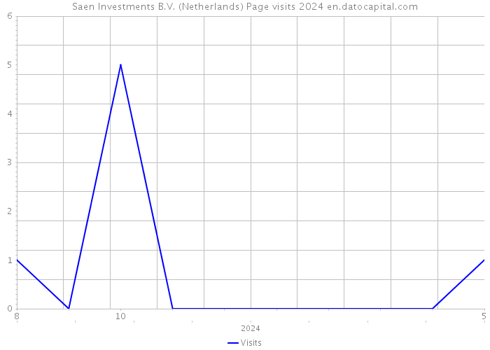 Saen Investments B.V. (Netherlands) Page visits 2024 