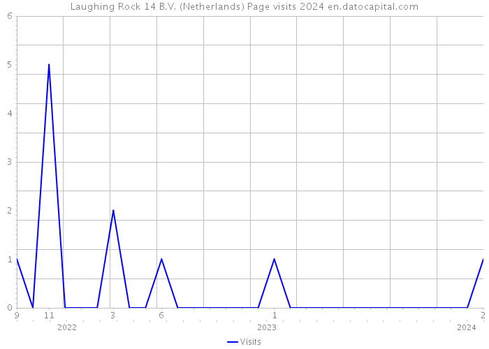 Laughing Rock 14 B.V. (Netherlands) Page visits 2024 