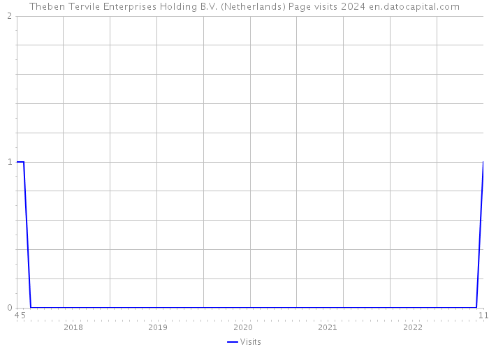 Theben Tervile Enterprises Holding B.V. (Netherlands) Page visits 2024 